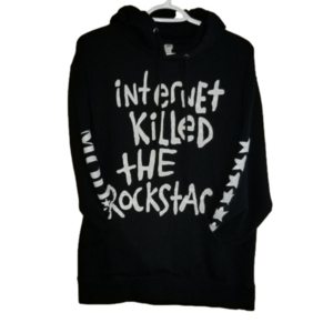 ModSun Internet Killed The Rockstar Black Hoodie Label Reads Size Medium